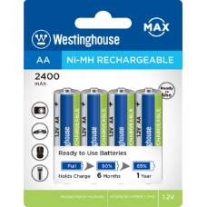WESTINGHOUSE AA MAX NiMH 2400mAh, bl.4ks akumulátor